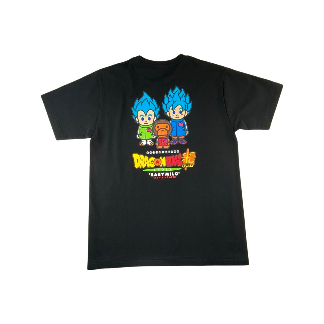 A Bathing Ape Tee "Bape x Super Son Guku & Vegeta" -black