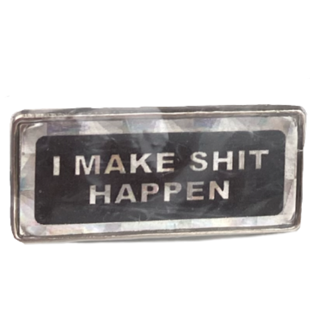 Supreme I make shit happen pin - ファッション小物