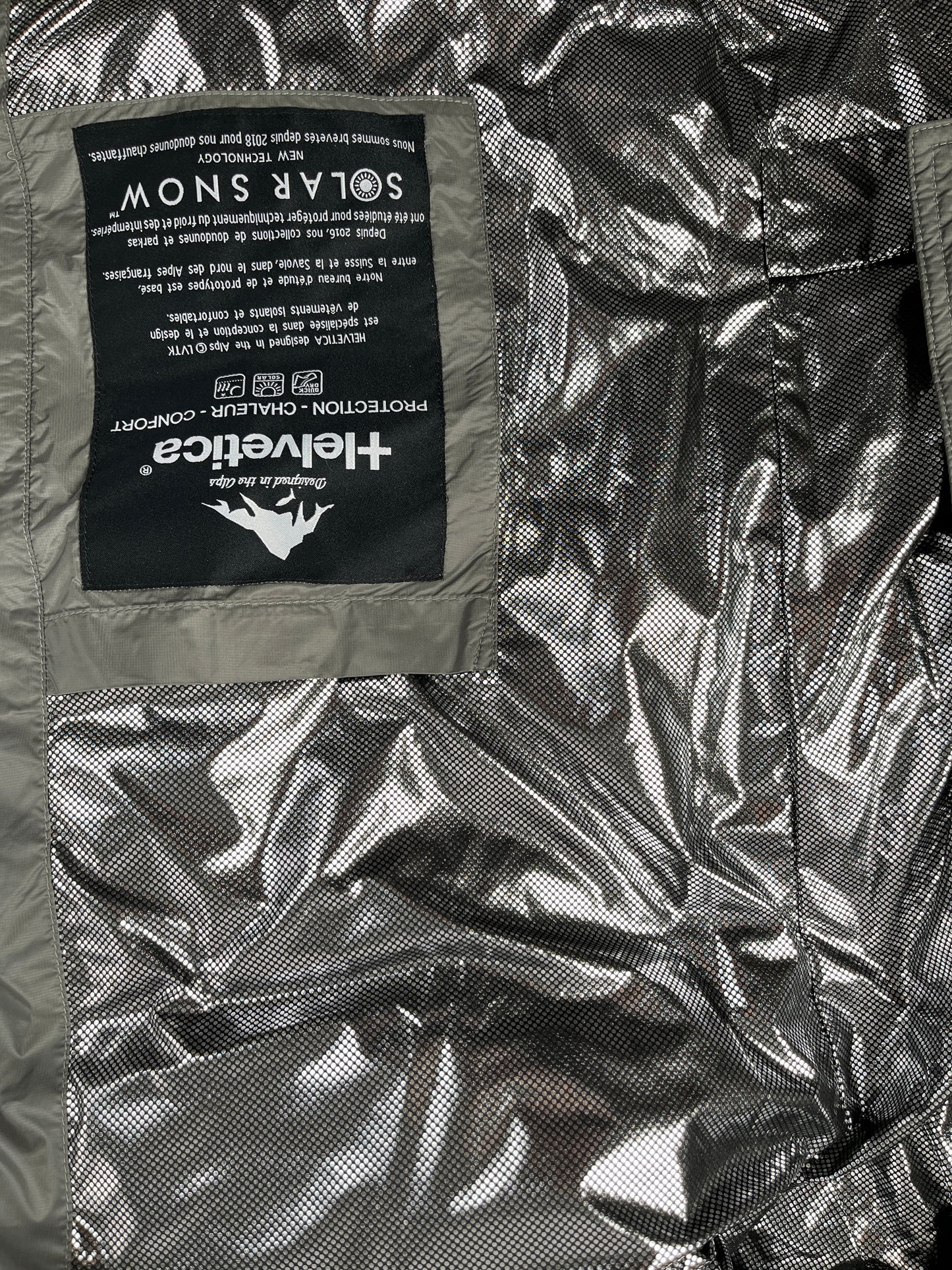 Helvetica Jacke "Everest" -grey