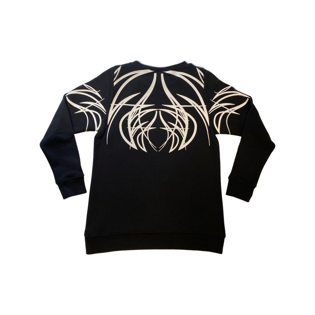 Marcelo Burlon Sweater “OJANCO CREW” -black/white