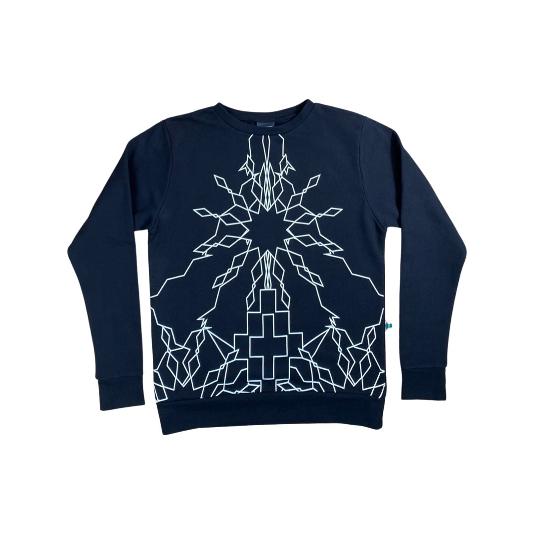 Marcelo Burlon Sweater “EDWUARD CREW” -black/white