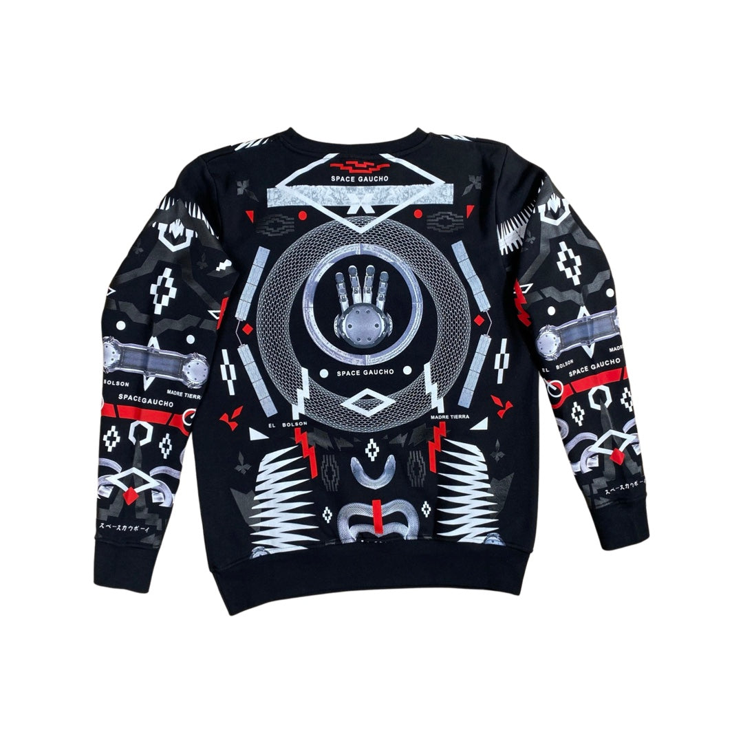 Marcelo Burlon Sweater “LACAR CREW” -black/multi