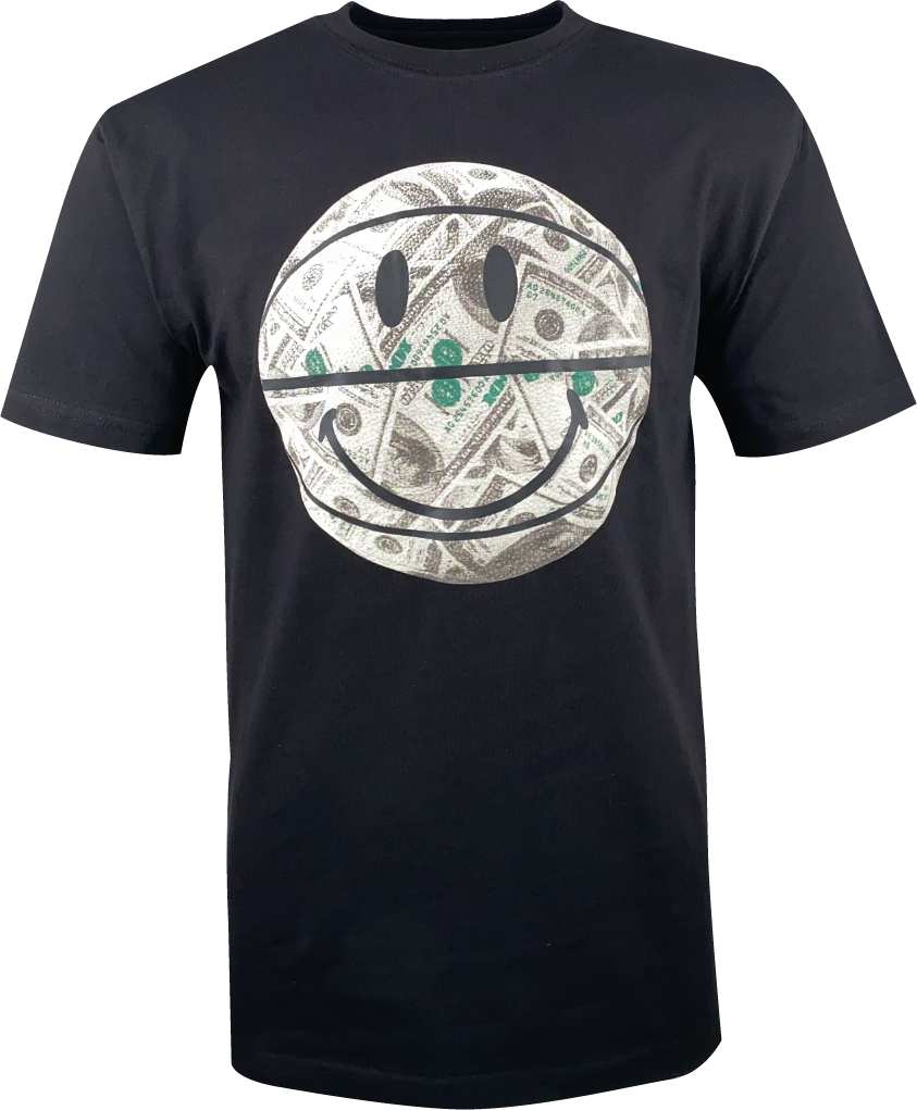 Chinatown Market Tee “Smiley Money Ball“ - Black