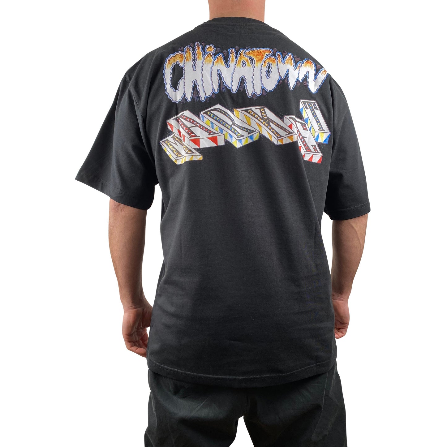Chinatown Market Tee “Chinatown Block Tee“ -black