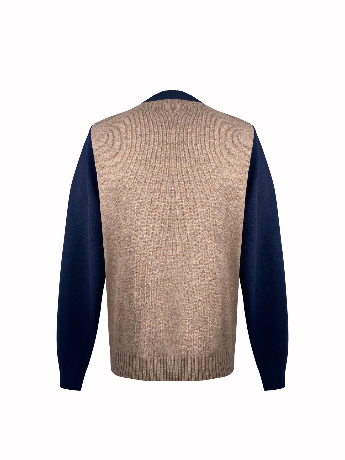 Lambswool Strickpullover von Wood Wood. Details: Langarm im Style der Universitätspullover