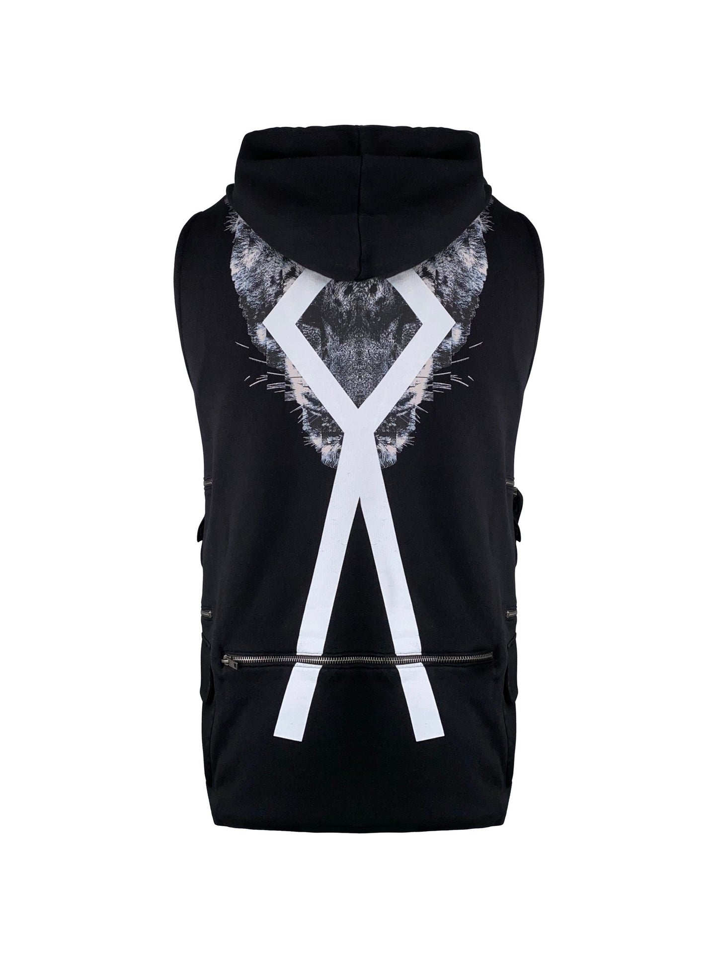 Marcelo Burlon Weste „Alara Hood„ -black