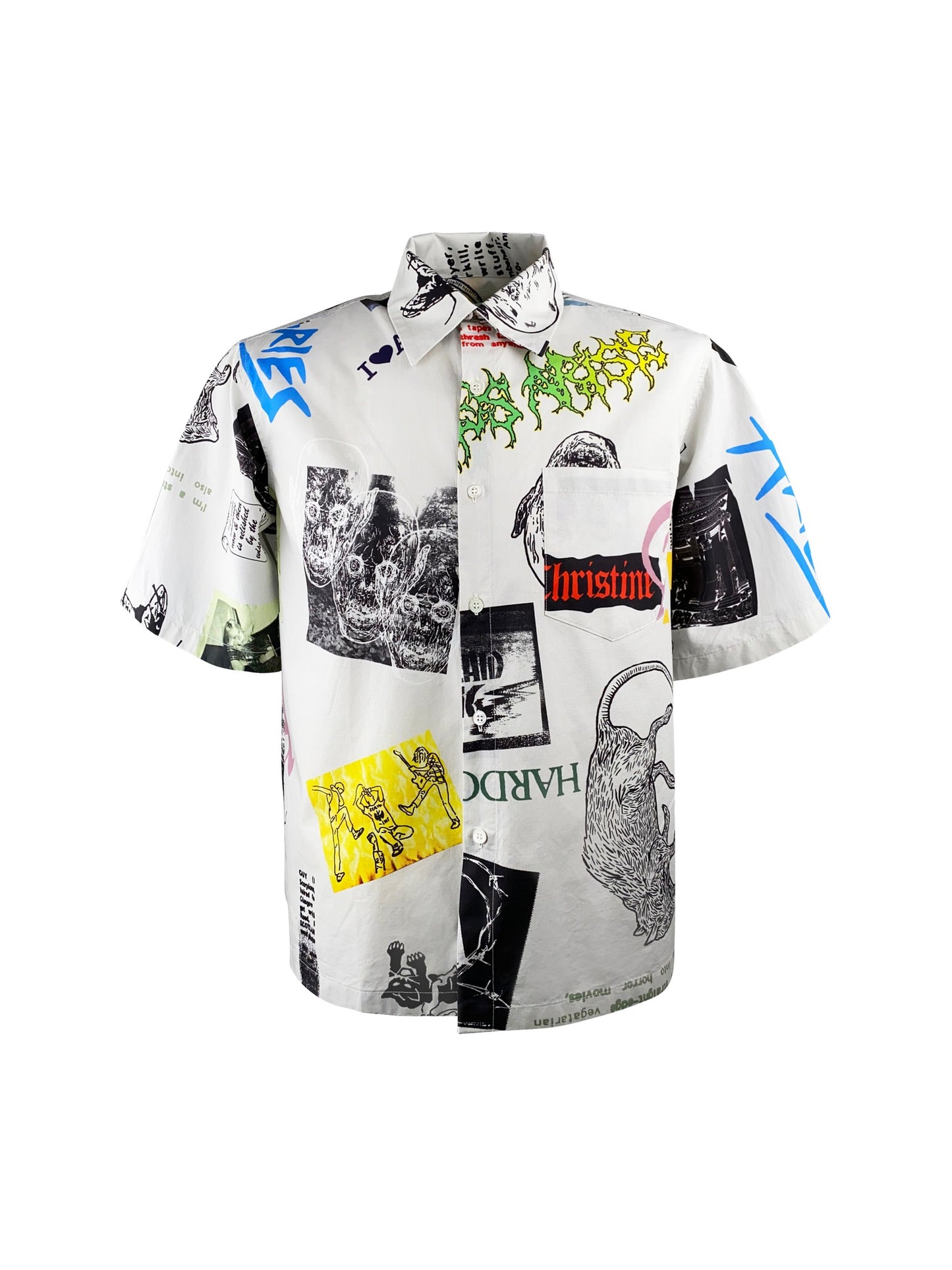 Aries Hemd "Trasher Hawaiian Shirt" - multicolor