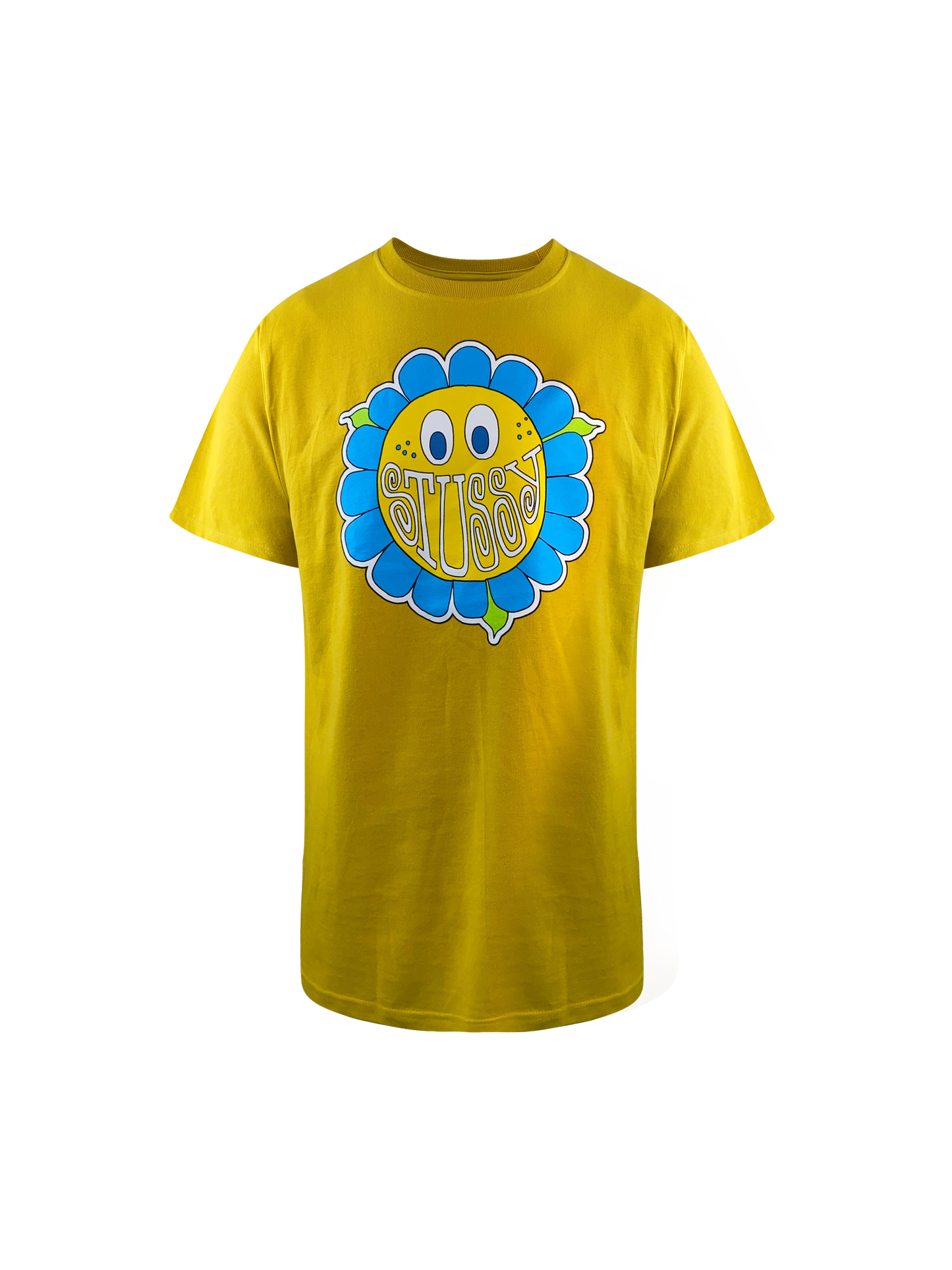 Stüssy T-Shirt "Happy Flower" -Honey
