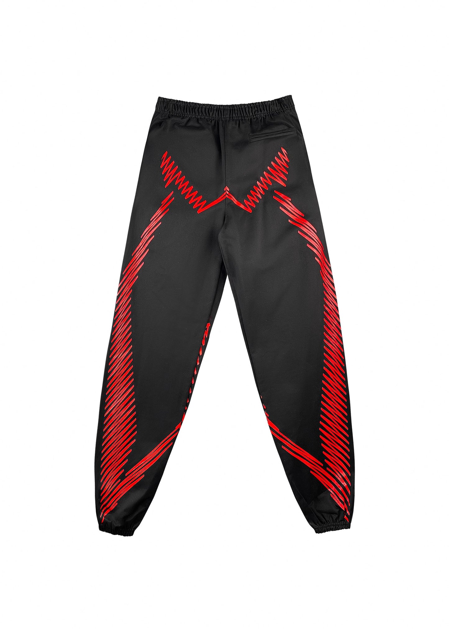 Marcelo Burlon Hose „Los Alerces Pant“ -black/red