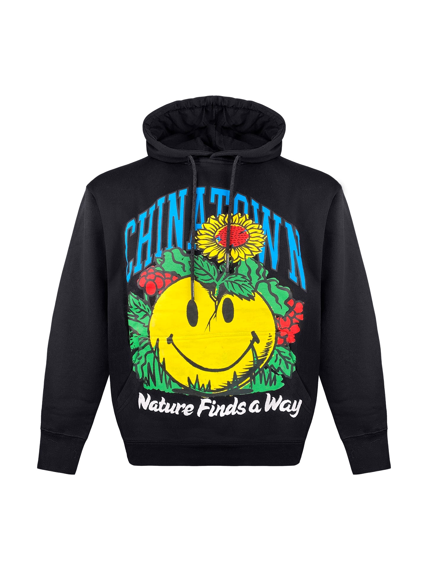 Chinatown Market Hoodie "Smiley Planter" - Black