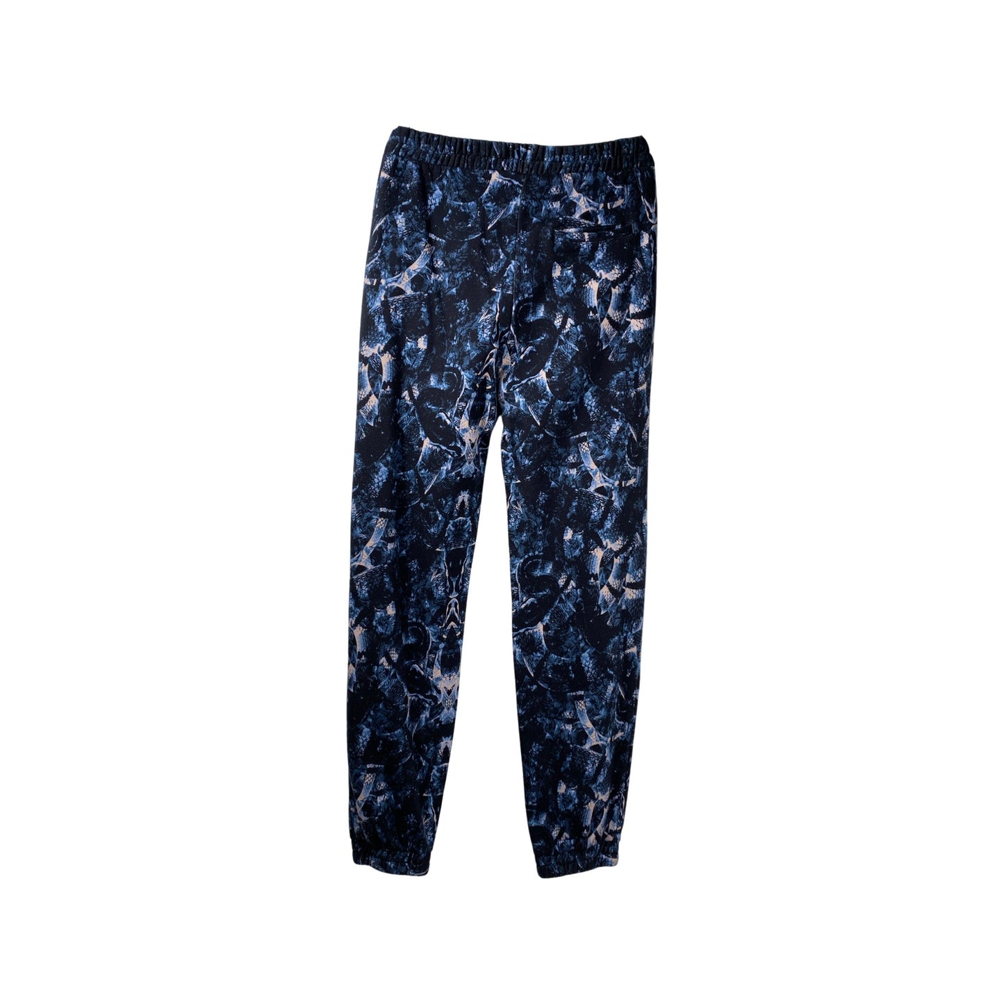 Marcelo Burlon Hose „ALLOVER SNAKES CRUZ A.S. BLUE“ - black/blue