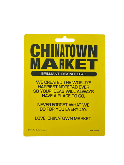 Chinatown Market Fun "Brilliant Idea Notepad" -smiley