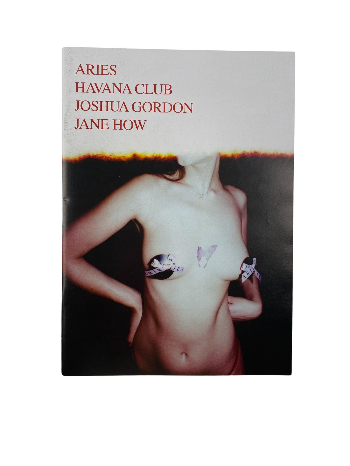 Aries Buch x Havana Club "Butterfly" -red, die sist das extra heft dazu , Aries Havana Club, Joshua Gordon, Jane How