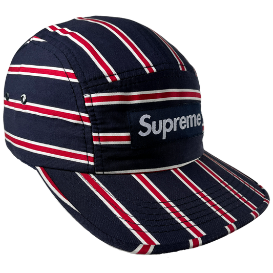 Supreme Cap "Striped Camp Cap" - blue