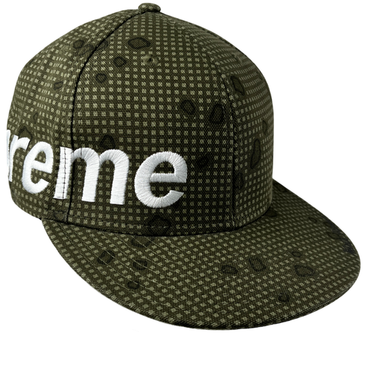 Supreme x New Era Cap "Side Logo" -camo green