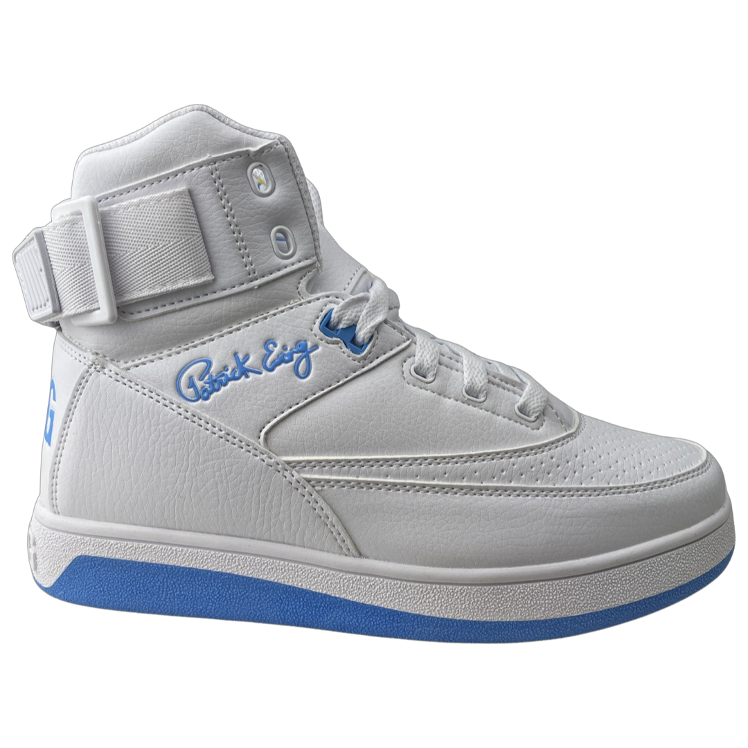 Ewing Athletic Sneaker "33 HI W PU" -white/alaska blue/lemon