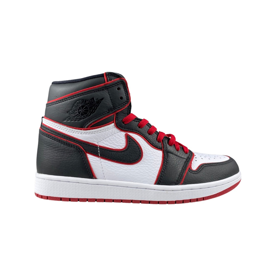 Aj1 white black red online