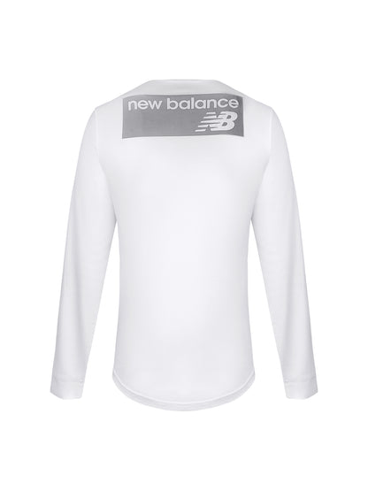 New Balance Longsleeve "Athletic" -white