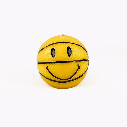 Chinatown Market Kerze “Smiley Basketball Deco Candle” - yellow