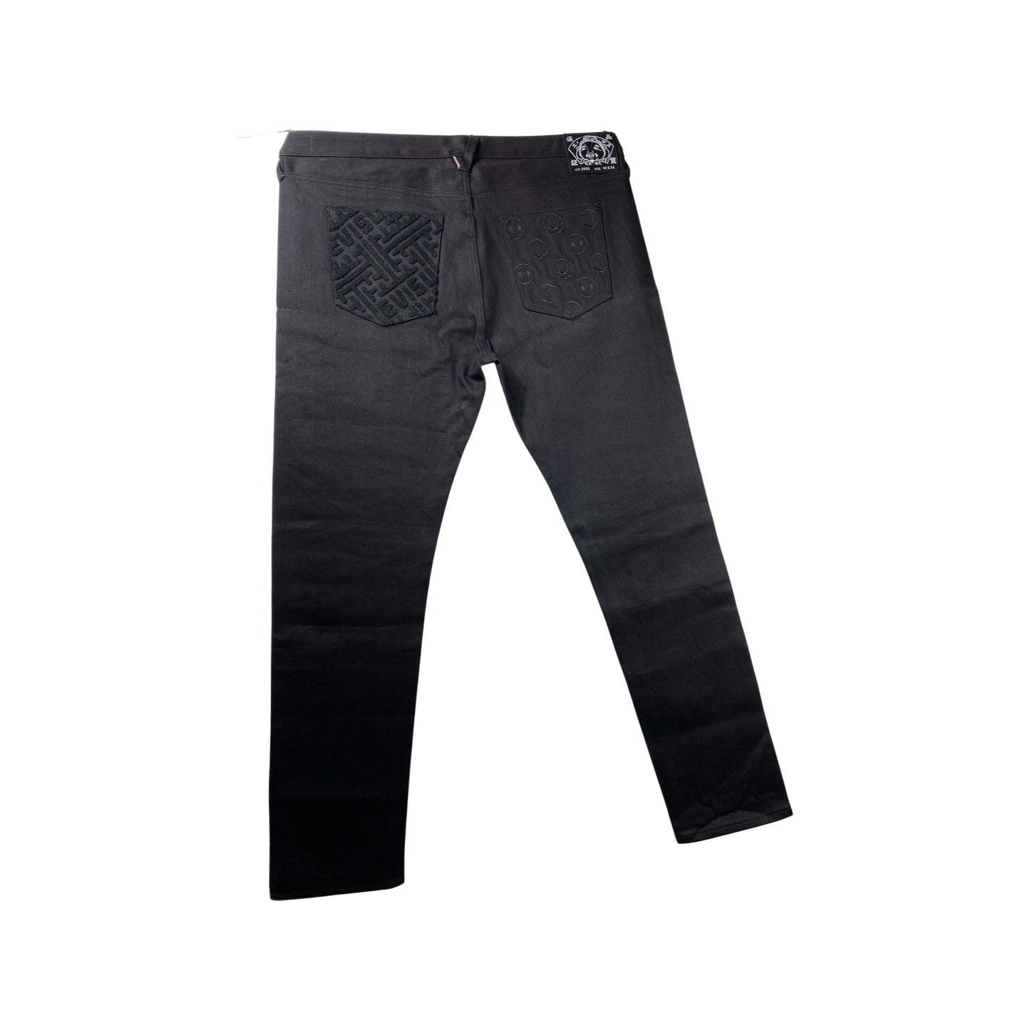 Evisu Hose Jeans "SS Jeans, 2023, TOWEL EMB PKT" -BLKX