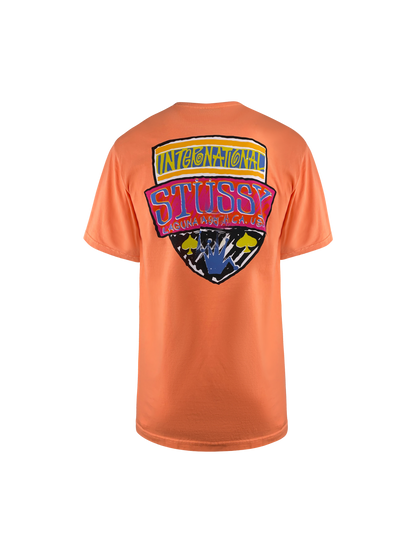 Stüssy T-Shirt „Laguna Beach“ -Neon Orange