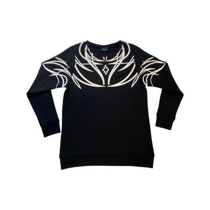 Marcelo Burlon Sweater “OJANCO CREW” -black/white