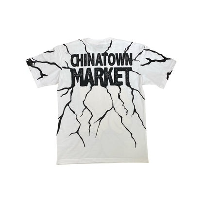 Chinatown Market Tee “Smiley Dry Wall Breaker“ - white