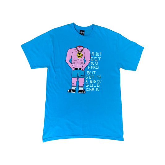 Stüssy T-Shirt “Stüssy x David Shrigley” -turquoise