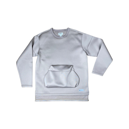 Adidas Sweatshirt “BLDR Crew Sweatshirt” -light greybrown