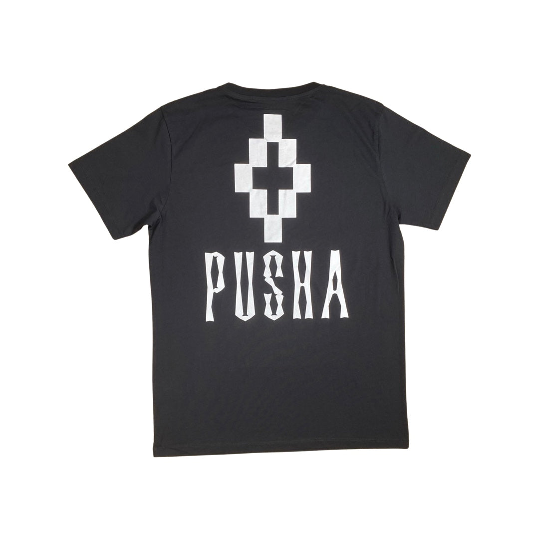Marcelo Burlon T-Shirt „PUSHA T x COBRA “ -black