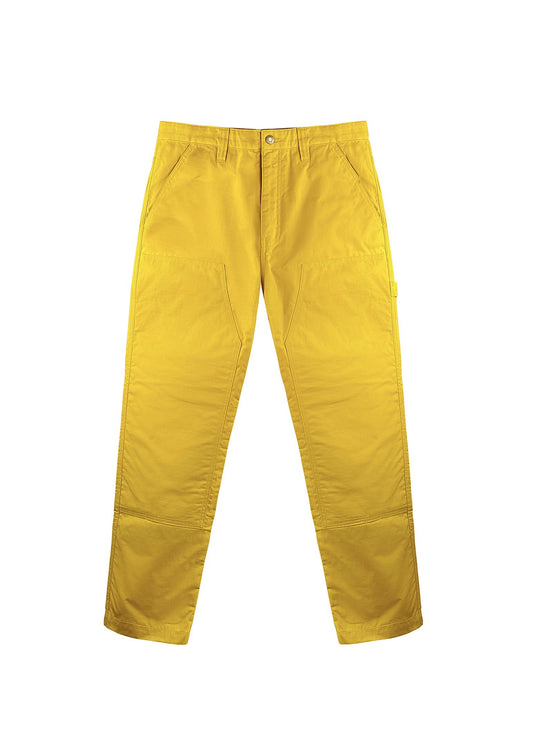 Stüssy Hose “Waxed Cotton Ripstop Work Pant” - yellow