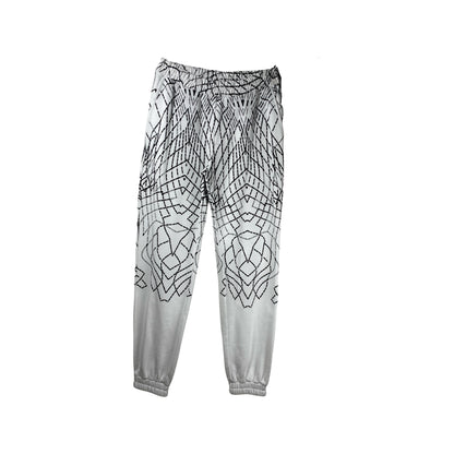 Marcelo Burlon Hose „Geometric“ - white