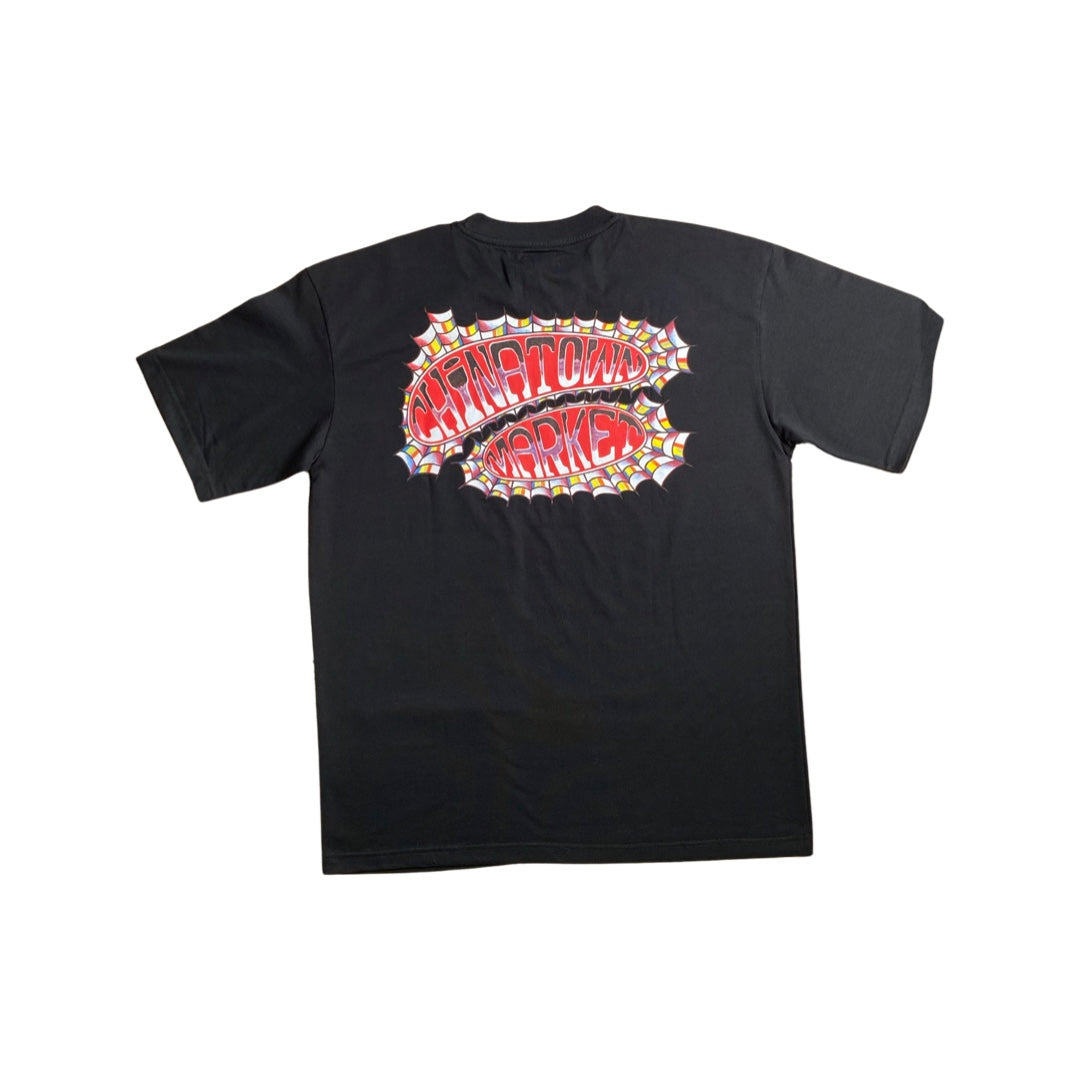 Chinatown Market Tee “POP ROCKET“ -black