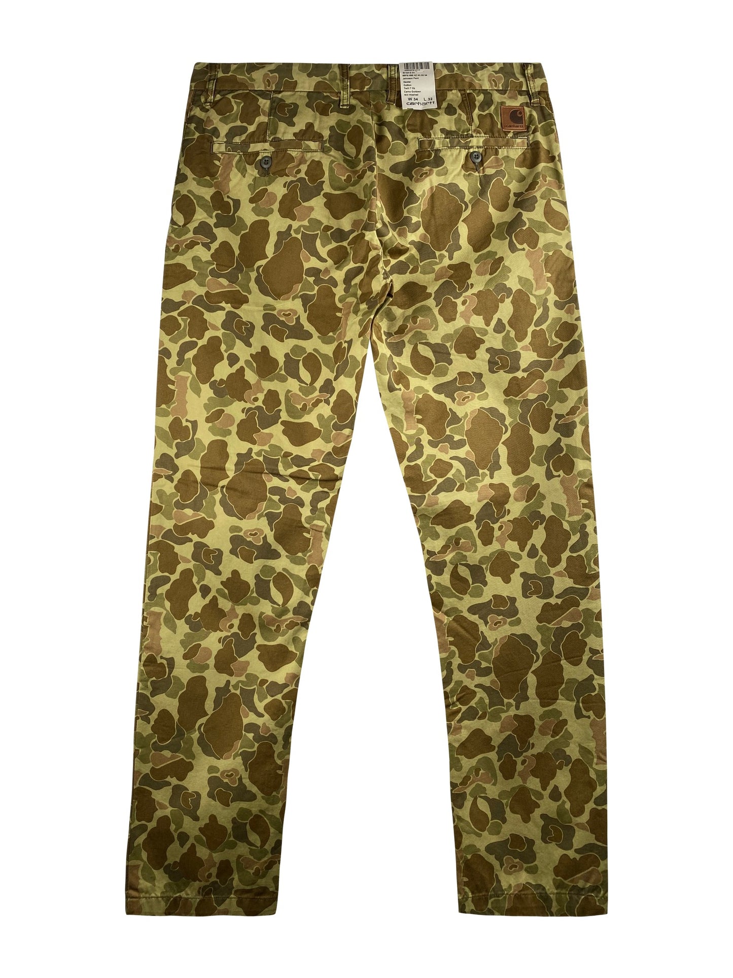 Carhartt Hose “Johnson Pant” - camo outdoor mill washed