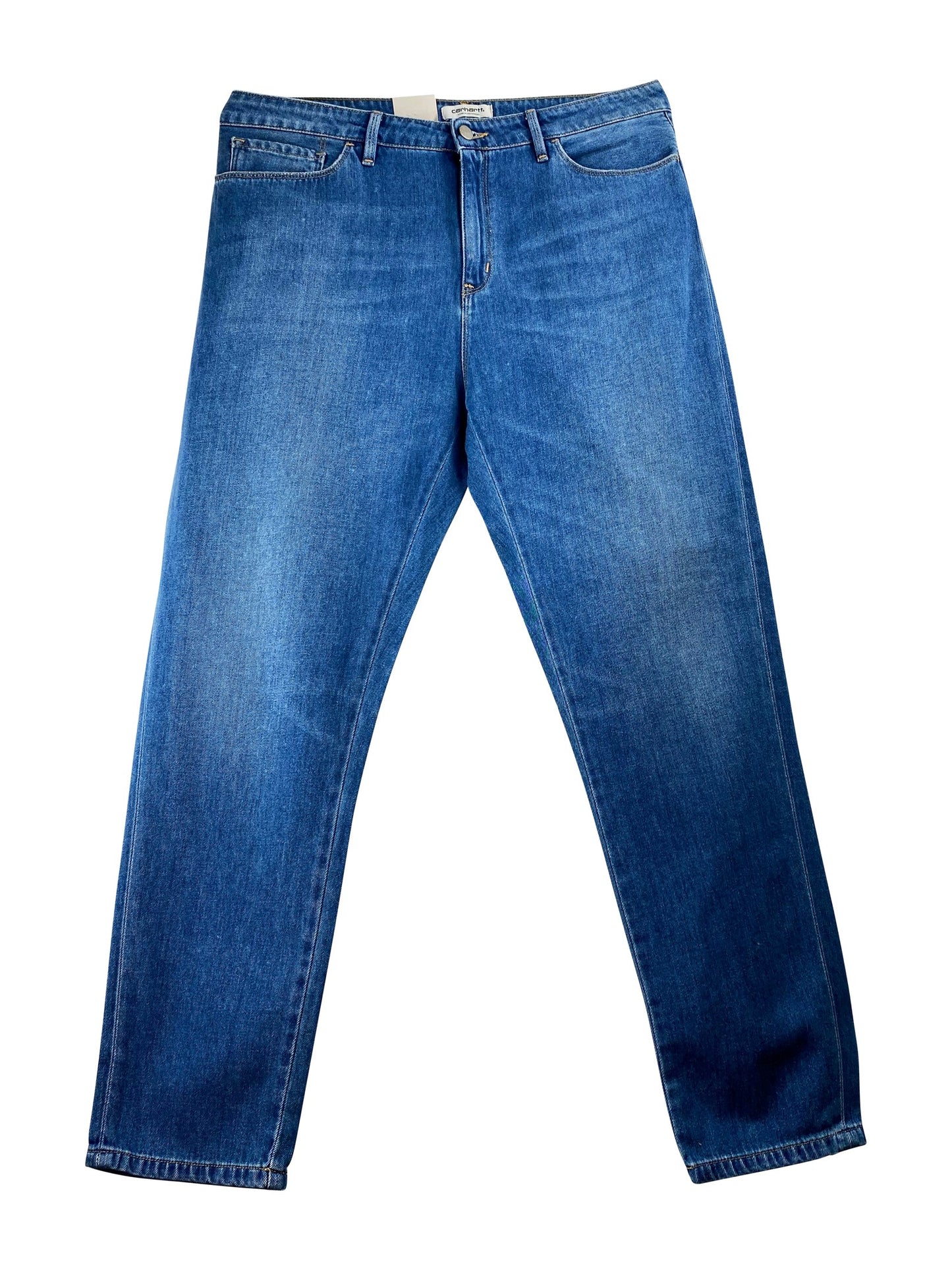 Carhartt Jeans “ W´Domino Ankle Pant” -blue prime stone