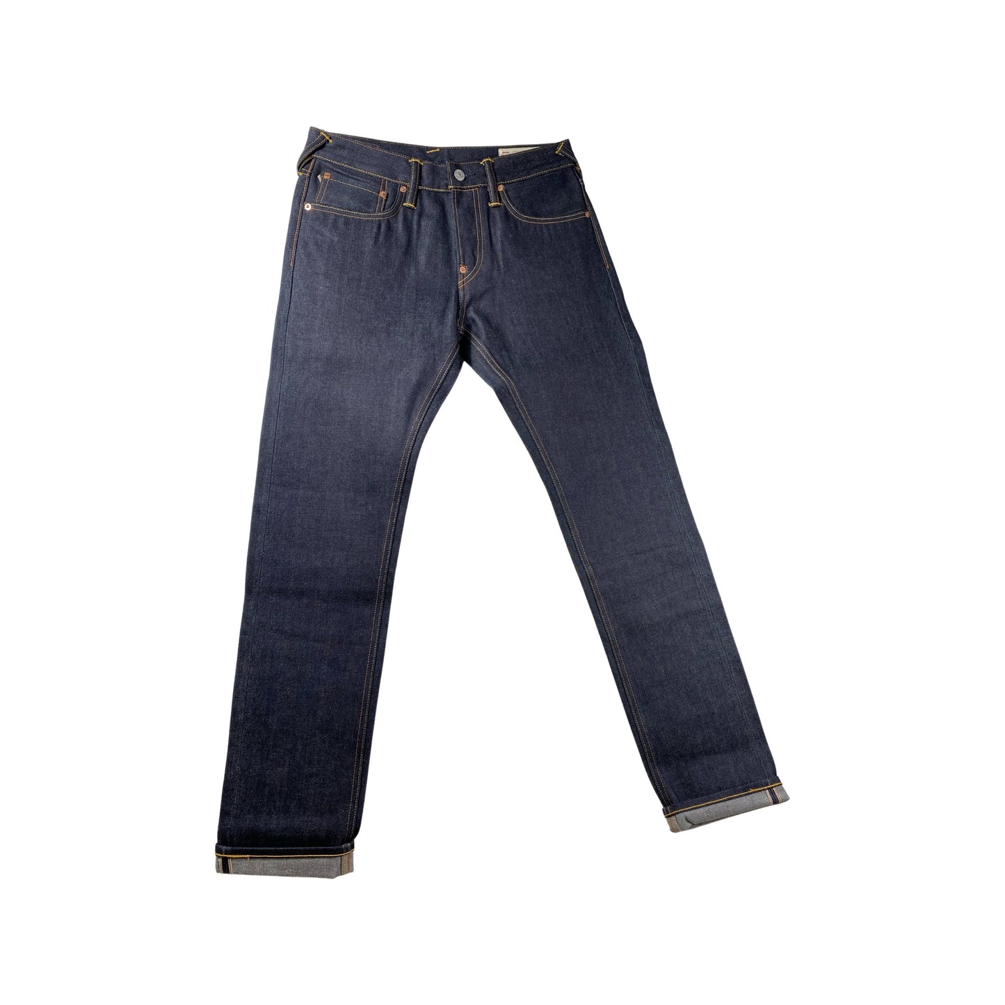 Evisu Hose Jeans "HT Jeans, 2010, BLUEICHIBAN Pt & APP SEAGULL" -INDX