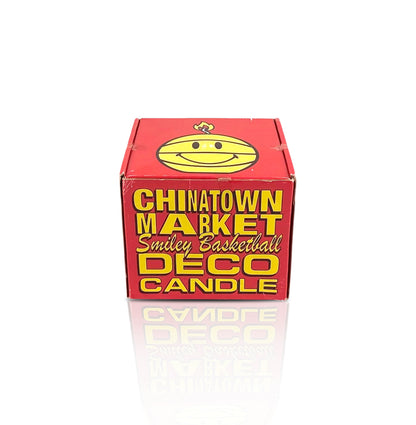 Chinatown Market Kerze “Smiley Basketball Deco Candle” - yellow