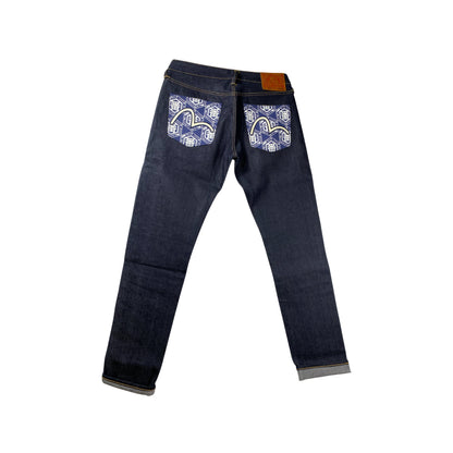 Evisu Hose Jeans "HT Jeans, 2010, BLUEICHIBAN Pt & APP SEAGULL" -INDX