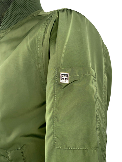 Obey Jacke „WorldWide Propaganda Logo Bomber Jacket“ -forest green
