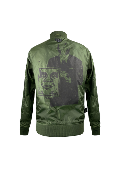 Obey Jacke „WorldWide Propaganda Logo Bomber Jacket“ -forest green