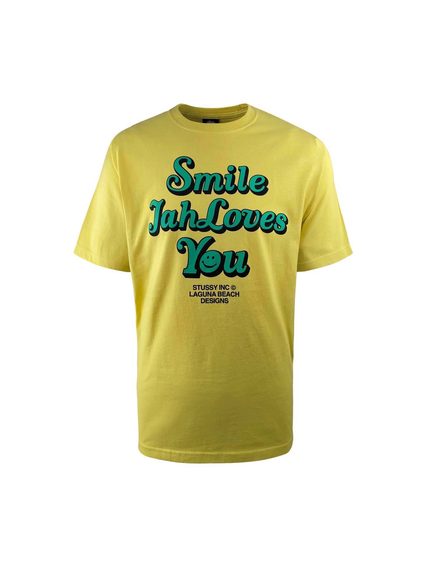 Stüssy T-Shirt "Smile" - Lemon