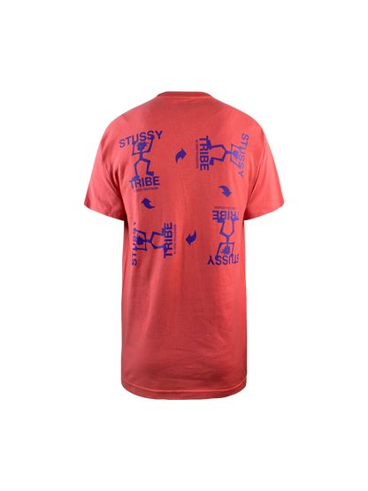 Stüssy T-Shirt "Warrior Tribe" - Pale Red