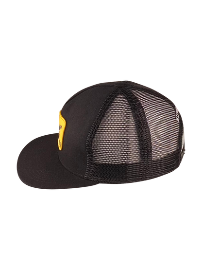 Supreme Cap "beretta mesh trucker cap" - Black/yellow