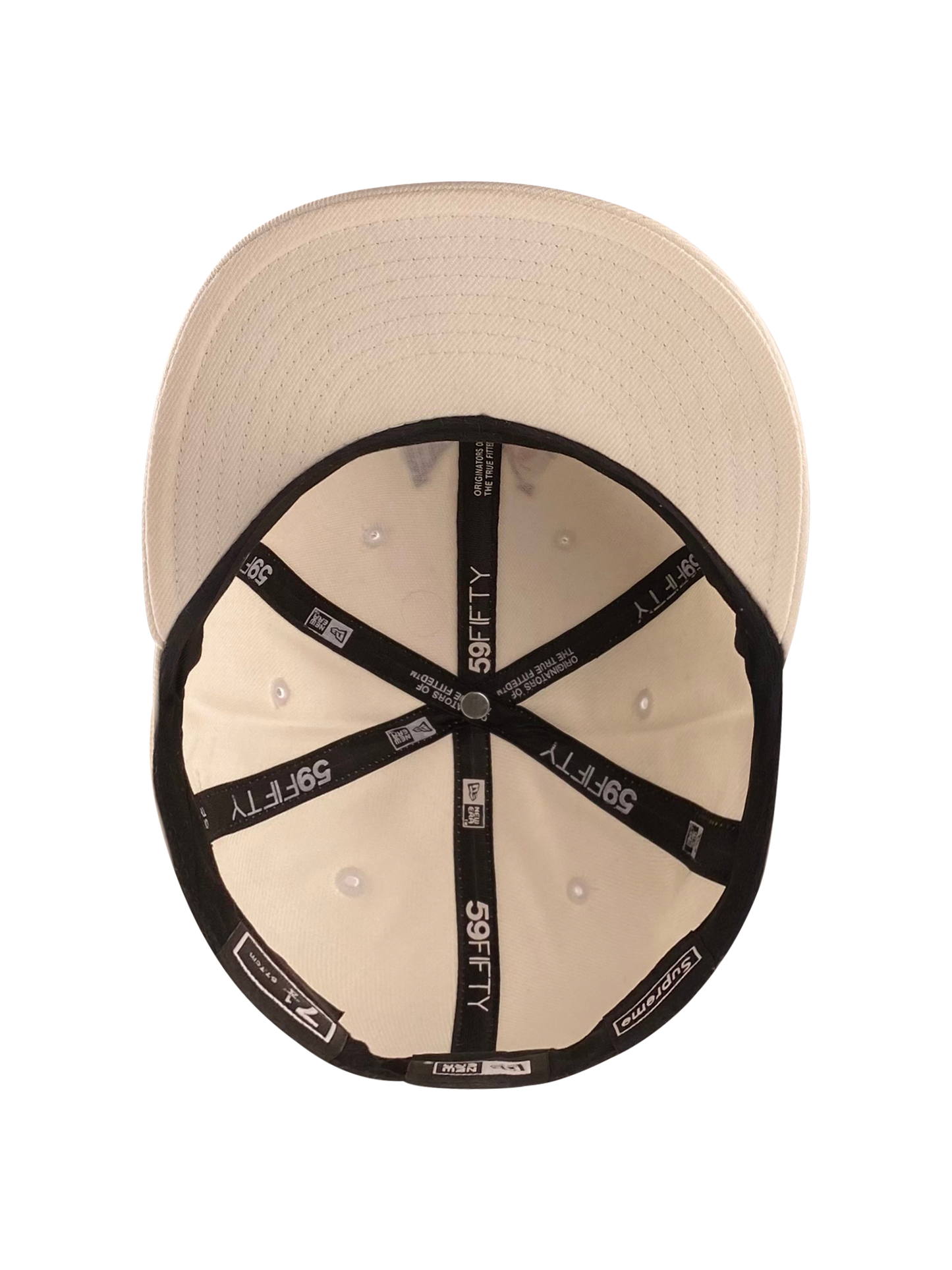 Supreme Cap x New Era " Cross flags polo" - off white