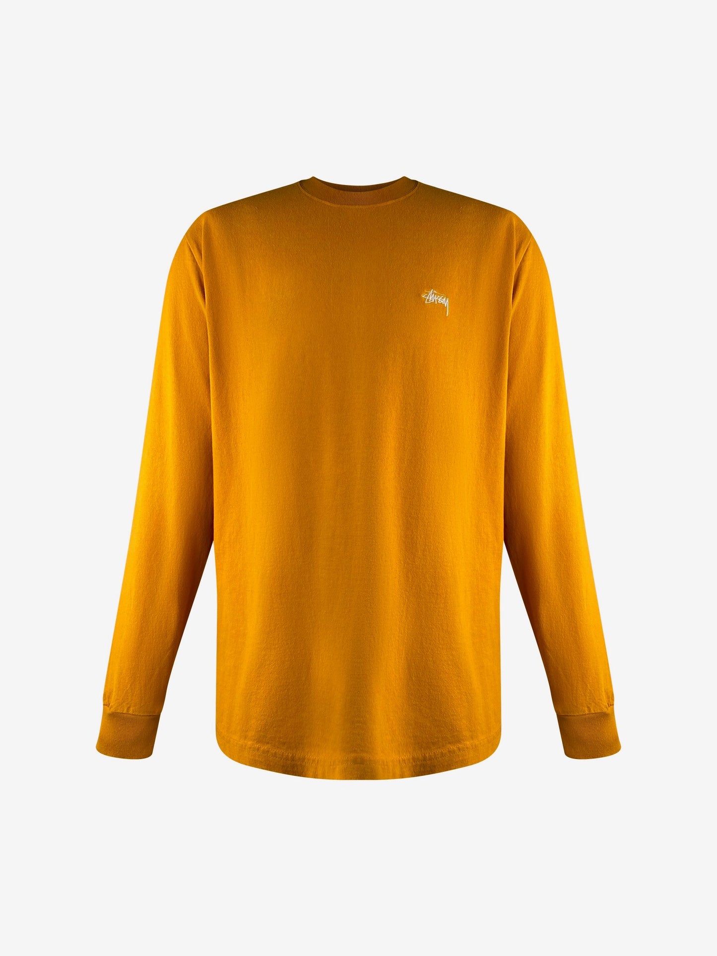 Stüssy Longsleeve "Logo LS Crew" - Curry