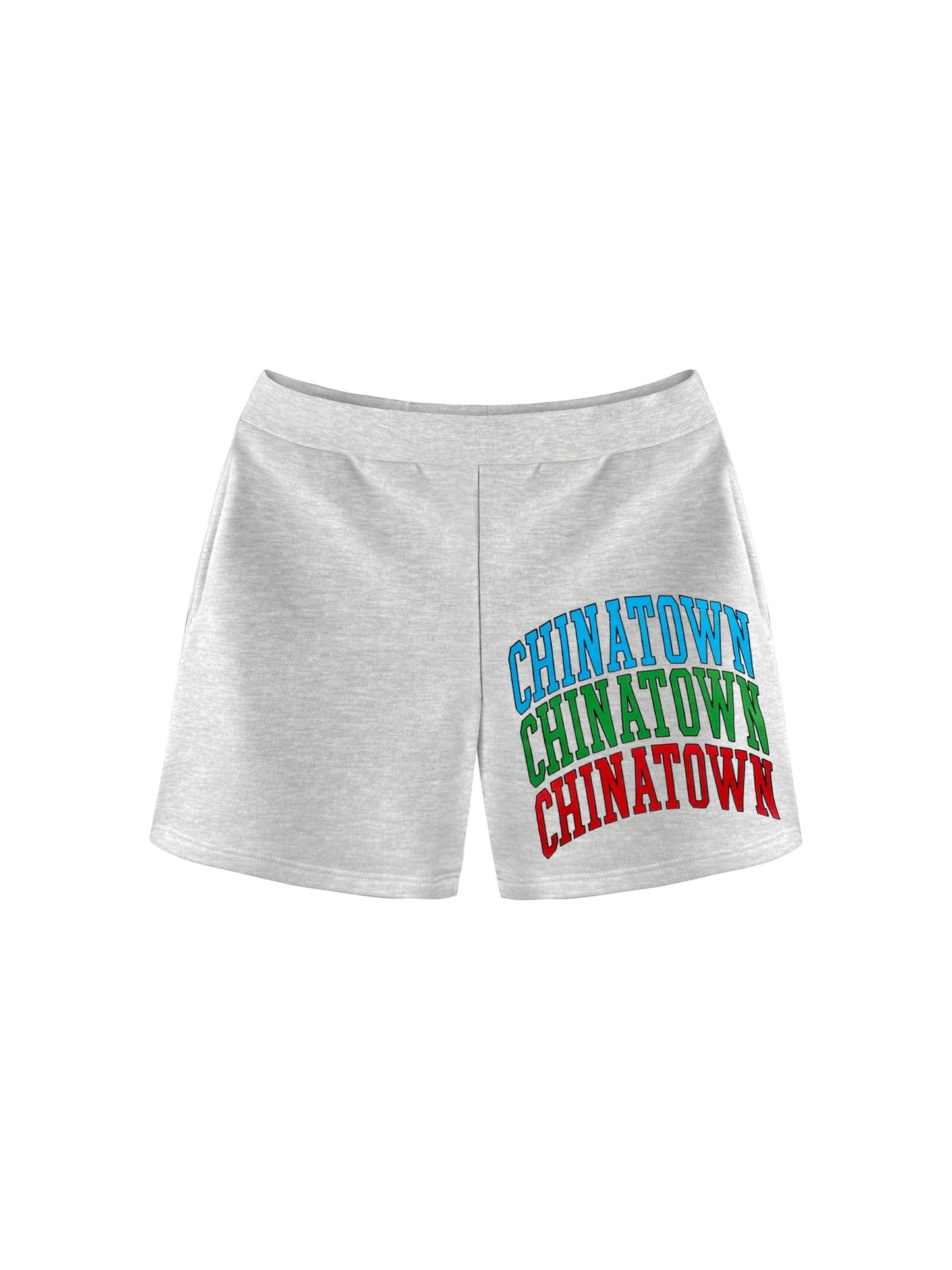 Chinatown Market Shorts „Triple Arc Sweatshorts“ -ash grey