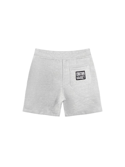 Chinatown Market Shorts „Watercolor Arc Sweatshorts“ -ash grey