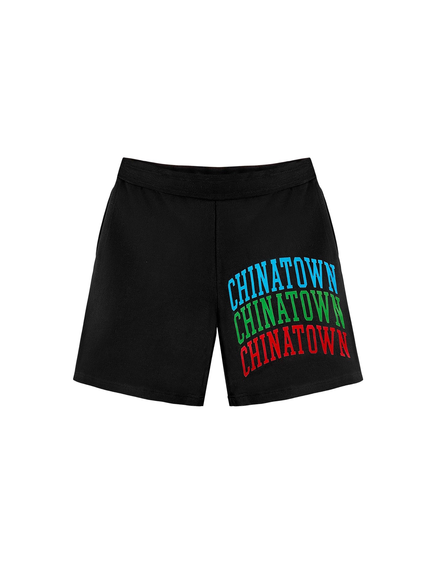 Chinatown Market Shorts „Triple Arc Sweatshorts“ -black