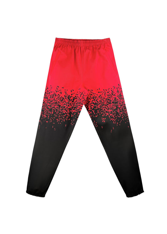 Marcelo Burlon Hose „San Carlos Pant All Over“ -red/black