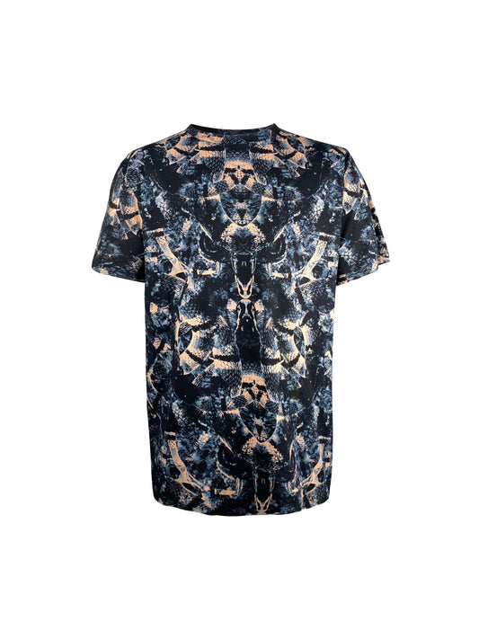 Marcelo Burlon T-Shirt “ Allover Snakes Allover Snakes” -blue